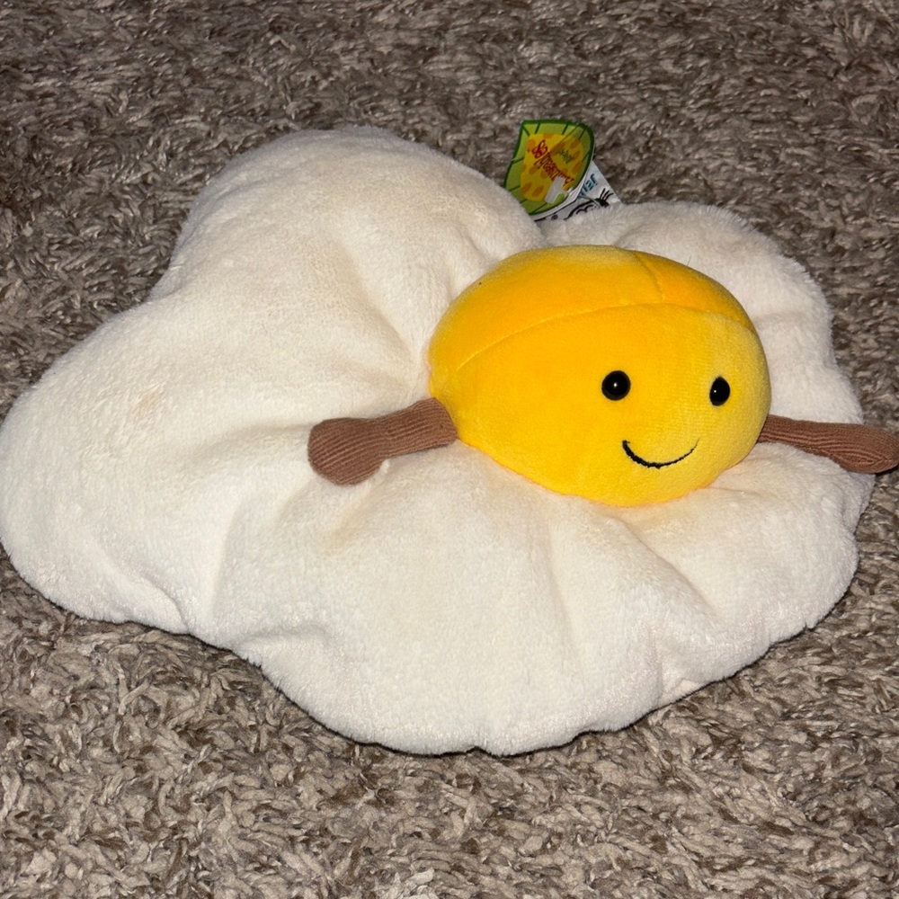 Jellycat Amuseables: Fried Egg - RETIRED HTF